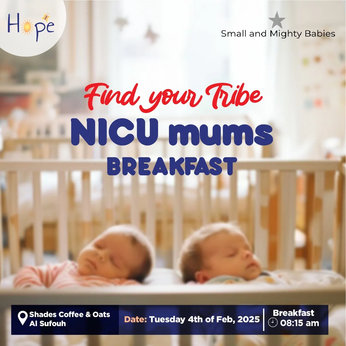 Find your Tribe, NICU moms Breakfast