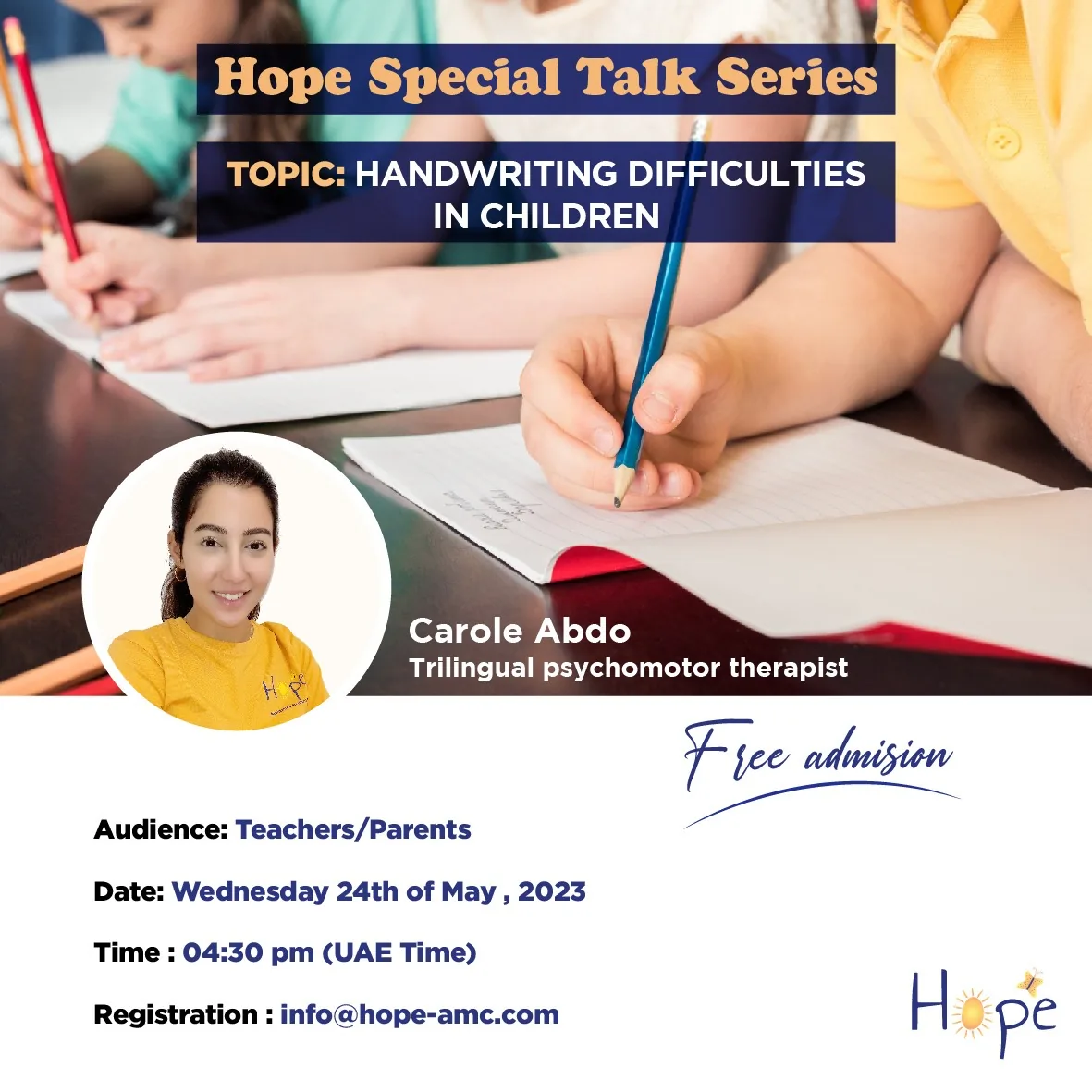 Handwriting difficulties in Children