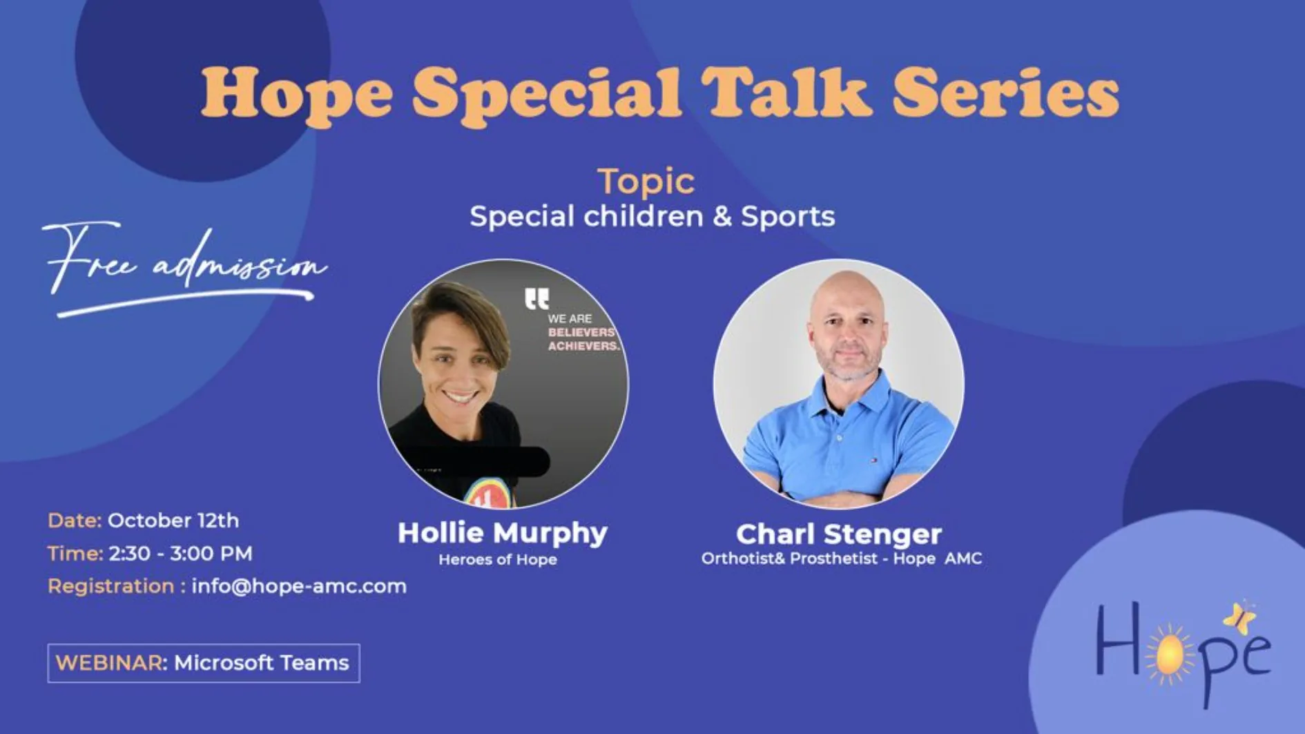 Hope Special Talk Series